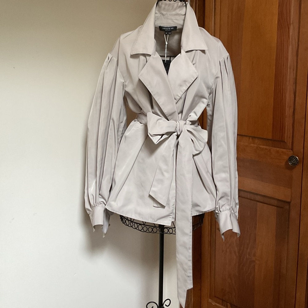 Lafayette 148 New York Pale Grey JACKET, NWTGS - Picture 1 of 8